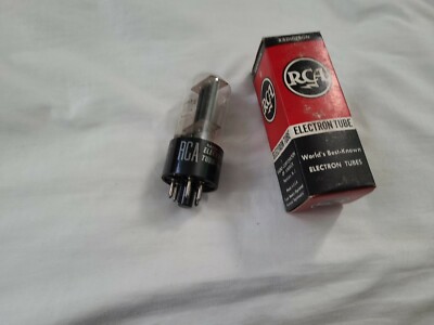 12AX4 GTA RCA ELECTRON VACUUM TUBE NOS BOX RADIO GUITAR AMP HAM TV PART VTG