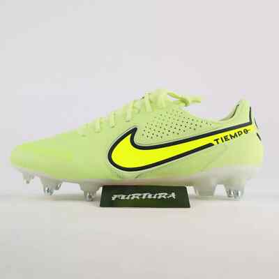 Nike Legend 9 Elite SG-Pro AC P Barely Volt FD0273-705 Men's Size 9 Cleats #303A