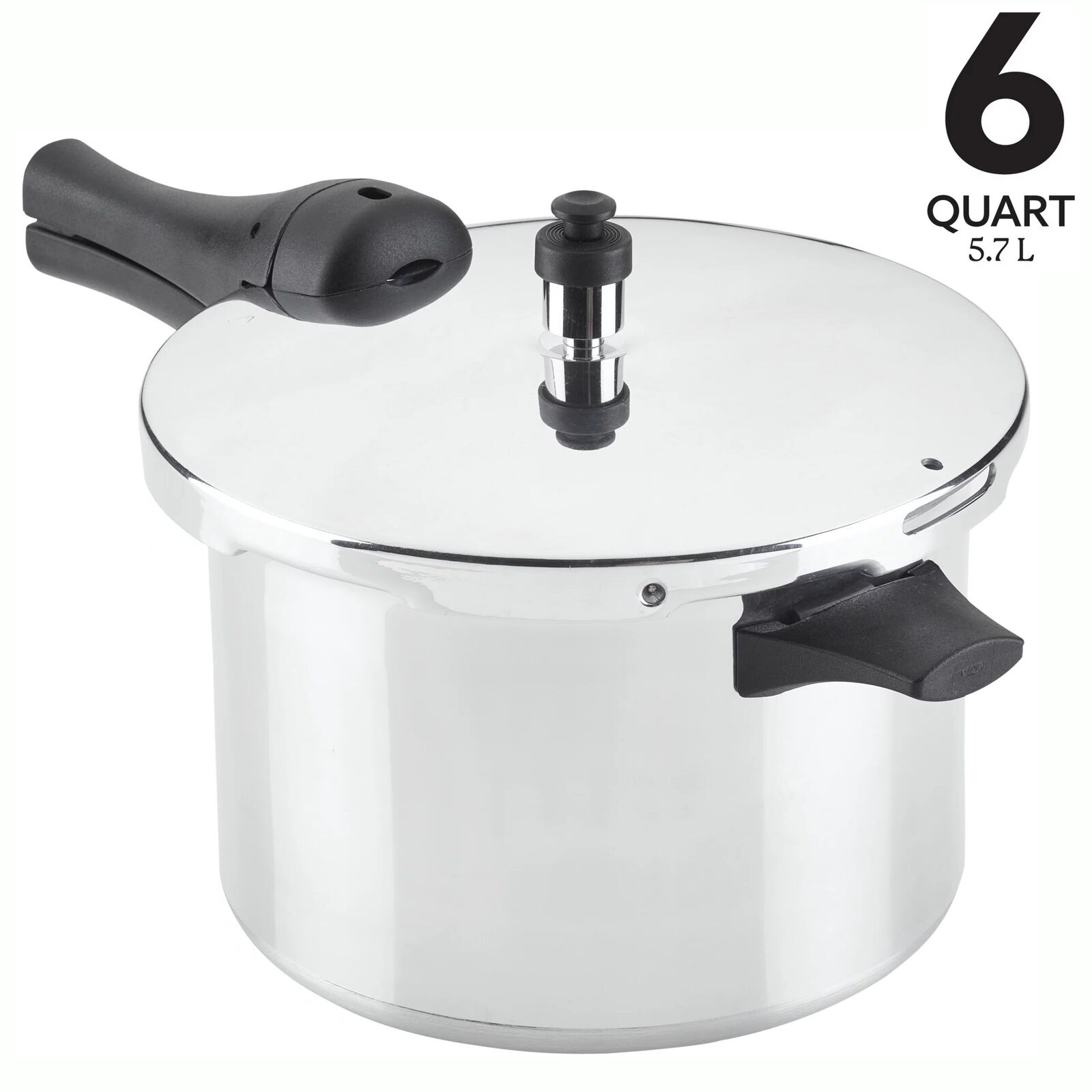 Presto 6 Quart Pressure Cooker 5.7L Stainless Steel - Office Depot