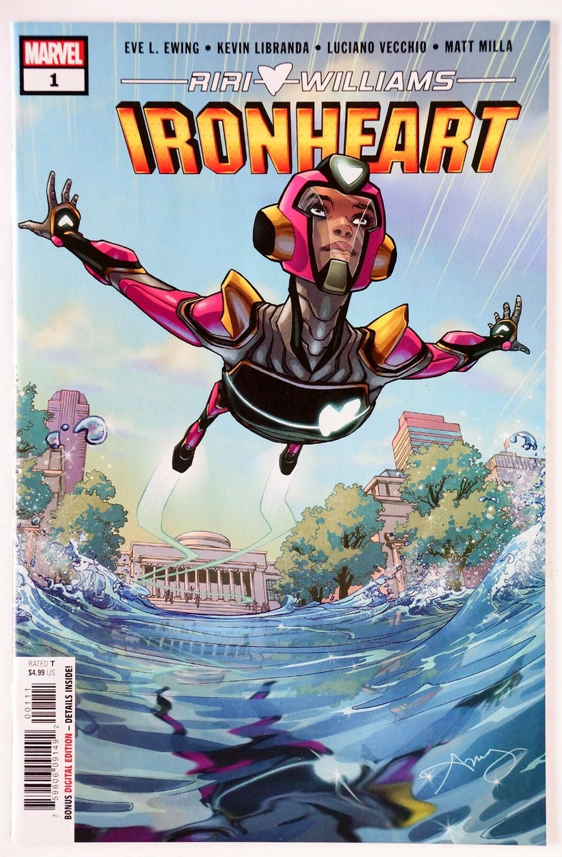 Riri Williams IRONHEART #1A (2018 Marvel Comics) Eve Ewing