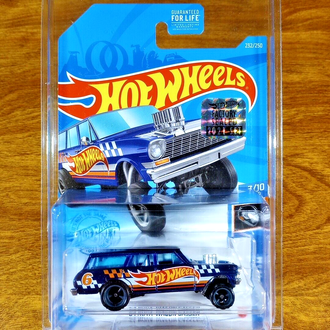 Hot Wheels Factory Sealed 2021 Set Super Treasure Hunt '64 Nova