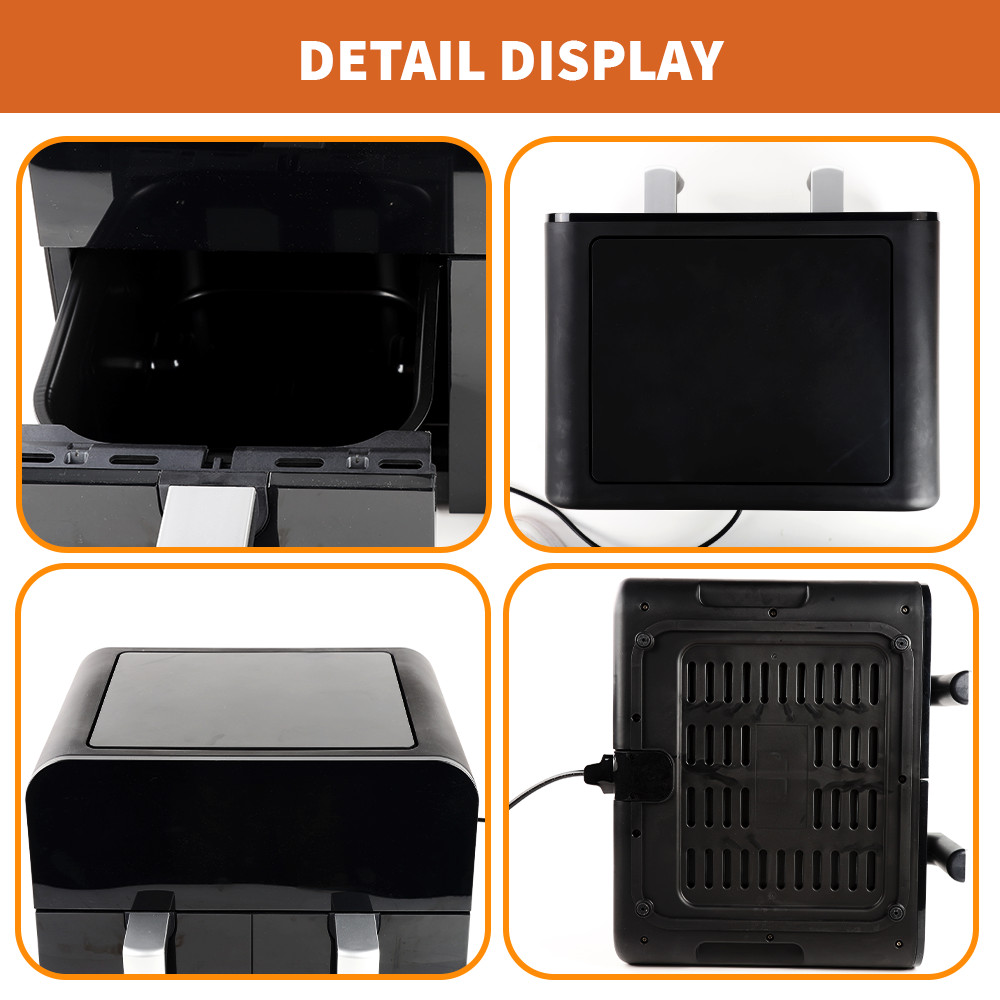 4L 6L 12L Heißluftfritteuse Fritteuse Fritteusen Airfryer Edelstahl Backfunktion