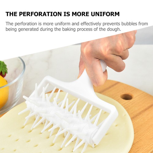 Bread Dough Tool Pizza Roller Hole Puncher Bride Maker Pastry Docker - Afbeelding 10 van 12