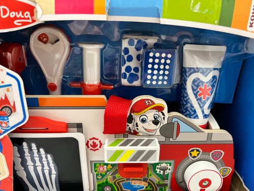 Melissa & Doug PAW PATROL 14 Pc Wooden RESCUE CADDY Vehicle FAST SHIP! - Picture 10 of 13