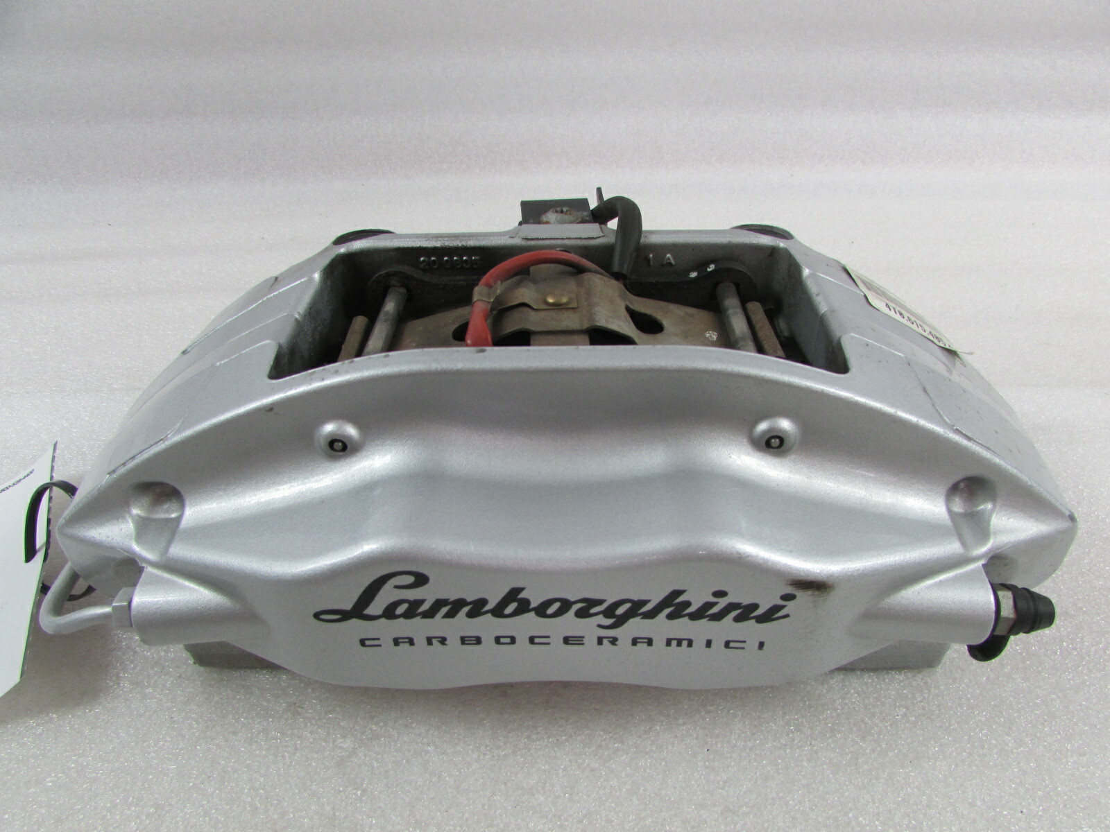 Lamborghini Huracan, LH, Left Rear Brake Caliper, Silver, Used, P/N 4T0615405G