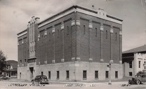 RPPC Masonic Temple Moberly MO Missouri Lodge 344 Freemasons Photo Postcard E23