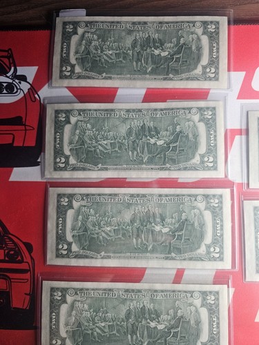 Five Consecutive Serial Number 1976 Two Dollar Bill *CRISP* - Picture 3 of 4