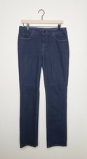 NYDJ Not Your Daughters Jeans Darkwash Straightleg Jeans Size 10 Made In USA