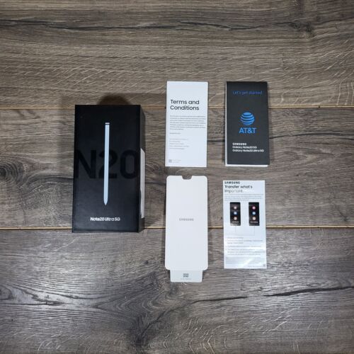 Empty Samsung Note 20 Ultra OEM Box AT&T Branded NO ACCESSORIES NO PHONE - 第 1/8 張圖片