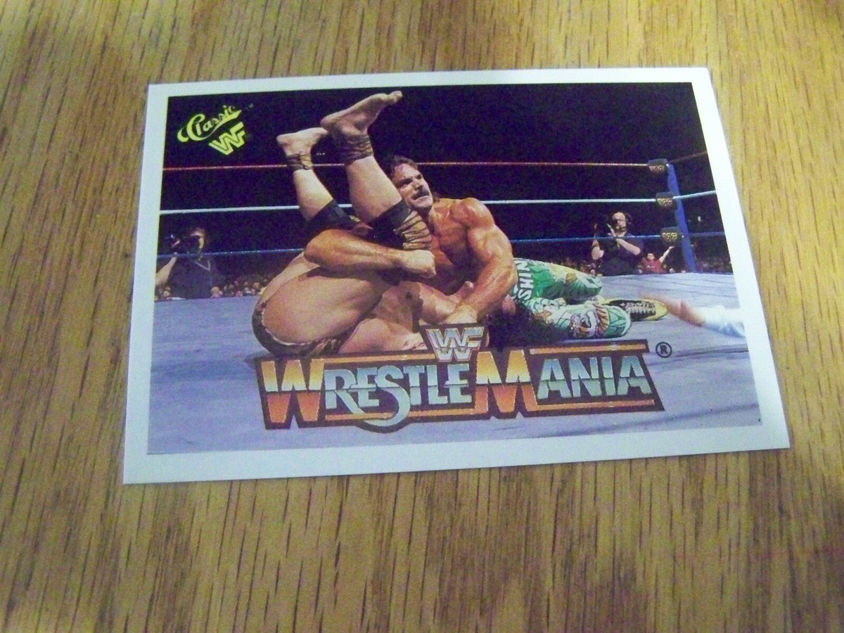 WRESTLE MANIA WWF 1990 CLASSIC WRESTLING CARD # 138 | eBay