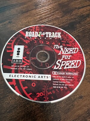 Road & Track Presents: The Need for Speed (3DO, 1995) disc only