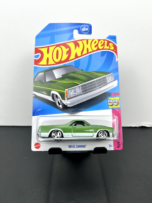 Hot Wheels 2023 Mainline P Case HW The '80s '80 El Camino Green