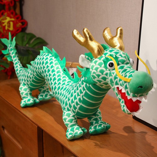 Chinesische Loong Puppe Drache Plüschtier Drachenpuppe - Bild 8 von 15