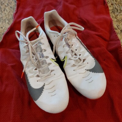 Nike Zoom Rival S White Track Spikes Athletic Running Shoes Men Sz 13 DM2328-100