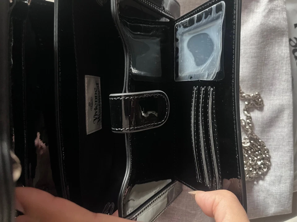 Vivienne Westwood black Medium Tote Bag Shoulder Bag outlet - Image 3 of 4