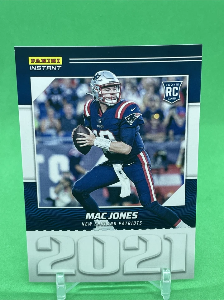 2021 Panini Instant Year One Mac Jones RC ROOKIE CARD  #9 Patriots - Image 2 of 3