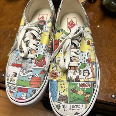 Vans x Peanuts SNOOPY Collaboration Sneaker American Comic | eBay