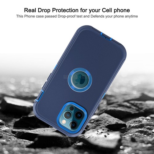 For Apple iPhone 12/12 Pro Max Protective 3in1 New Rugged Heavy Duty Case Cover - Picture 16 of 80