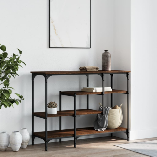 Wooden Free Standing Hallway Console Table, Living Room Shelf, Display Shelves - Picture 22 of 26