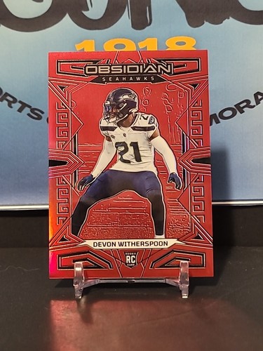 2023 Panini Obsidian Devon Witherspoon Red Flood #'d 72/90 Tmall SSP SEAHAWKS