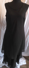 DRAPER & DAMONS SIZE SMALL LITTLE BLACK DRESS WITH RUFFLED BOTTOM