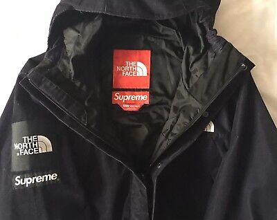 SUPREME x THE NORTH FACE 12AW Mountain Shell Jacket corduroy Jacket NAVY M