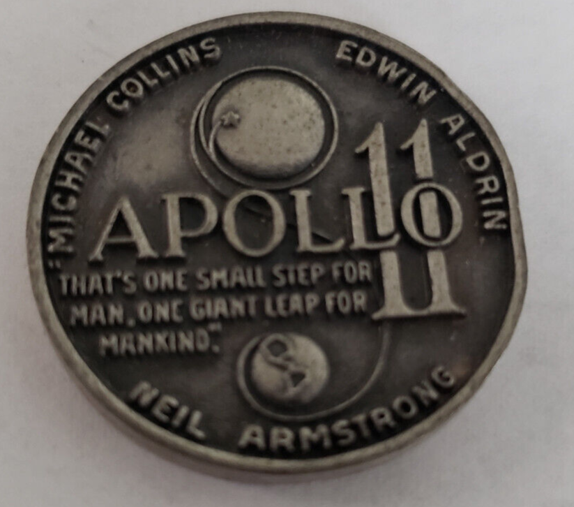 Apollo 11 First Lunar Landing July 20 1969 Commemorative Coin