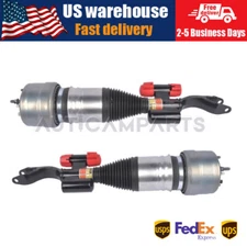 Pair Front Air Shock Struts For Mercedes W253 C253 GLC 300 350e 43 63 AMG 4Matic