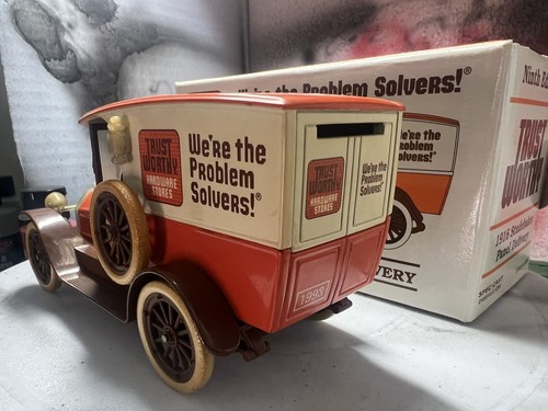 Die Cast 1916 Trust Worthy Hardware Bank 1916 Studebaker Panel Delivery Truck #9 - Picture 3 of 7