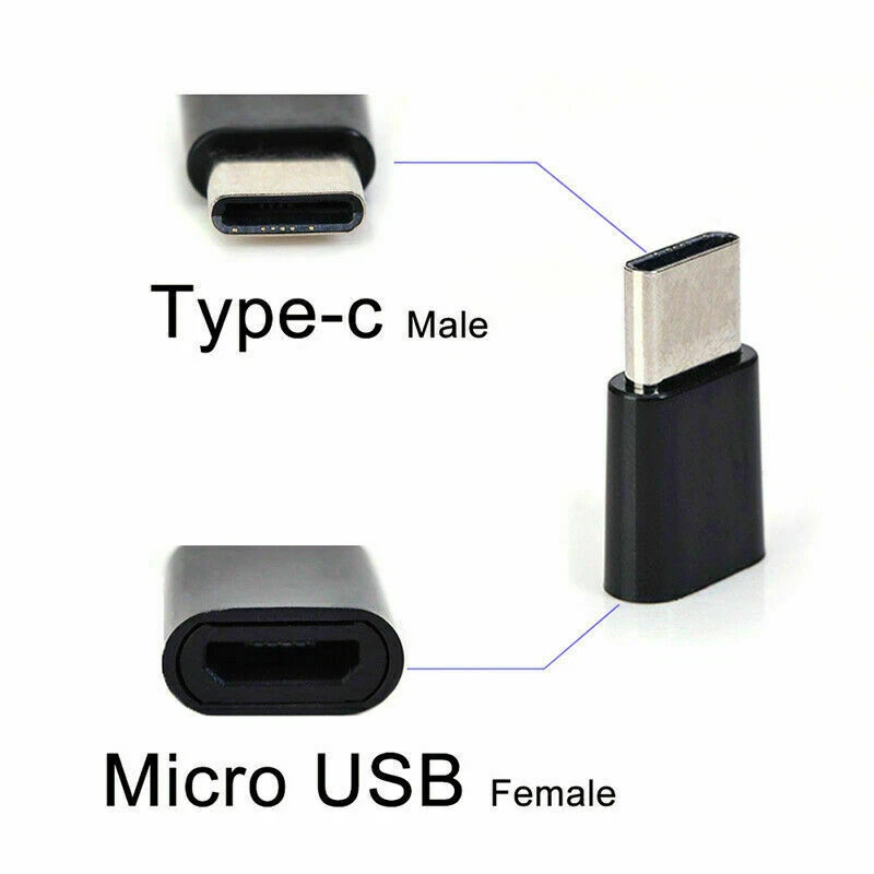Adattatore da USB Micro Femmina a Tipo-C Type-C Maschio OTG SAMSUNG UNIVERSALE  - Immagine 4 di 4