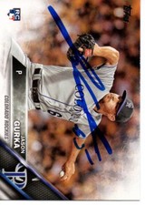 Jason Gurka Colorado Rockies 2016 Topps Series 2 Signed Card