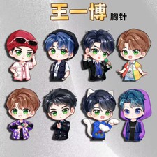 8pcs Anime Wang Yibo      Acrylic Badge Pin Brooch