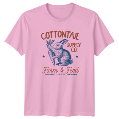 Cottontail Supply Co Farm & Feed Kaninchen Karottenfarm T-Shirt