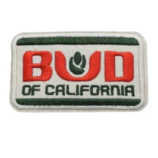 Bud of California Patch, Iron On/Sew On