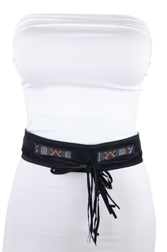 Elegant Adjustable Braided Beaded Waist/Hip Belt Hippie  display picture 2