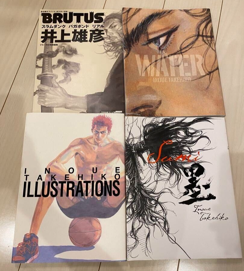 Takehiko Inoue Vagabond Illustration Art Book Sumi