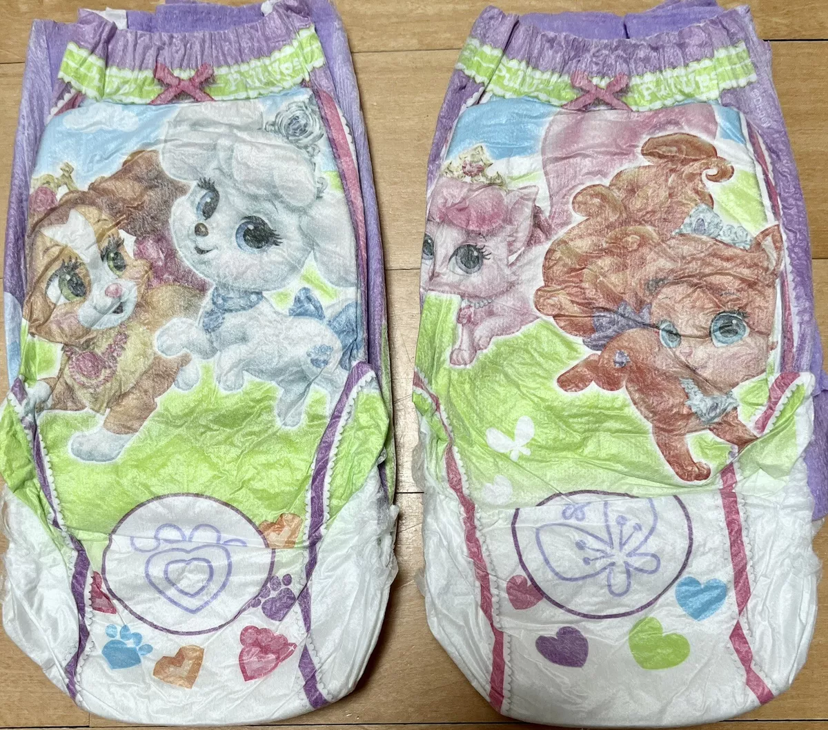 Girl in sale pull ups diaper