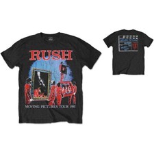 Image of Rockoff Trade Men's Rush Moving Pictures 1981 Tour T - Shirt, Black, Large