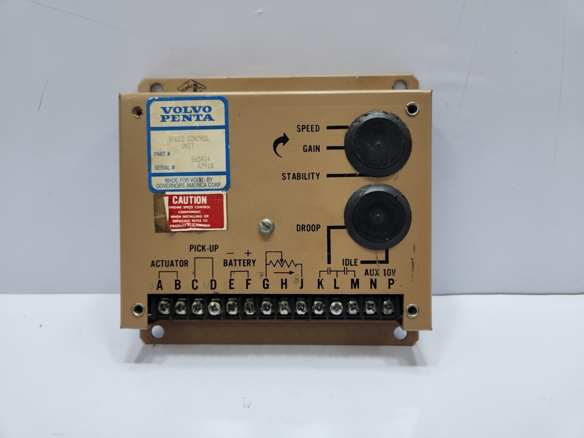 VOLVO PENTA 865414 SPEED CONTROL UNIT | eBay VOLVO PENTA 865414 SPEED CONTROL UNIT | eBay