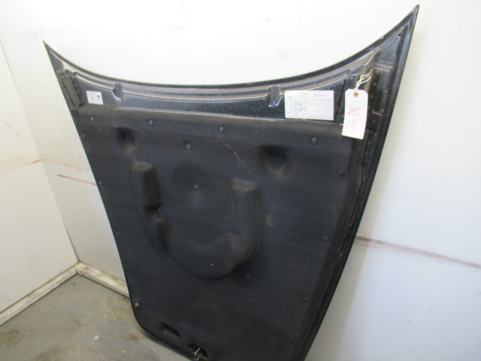04-12 MASERATI QUATTROPORTE FRONT HOOD BONNET BLACK OEM