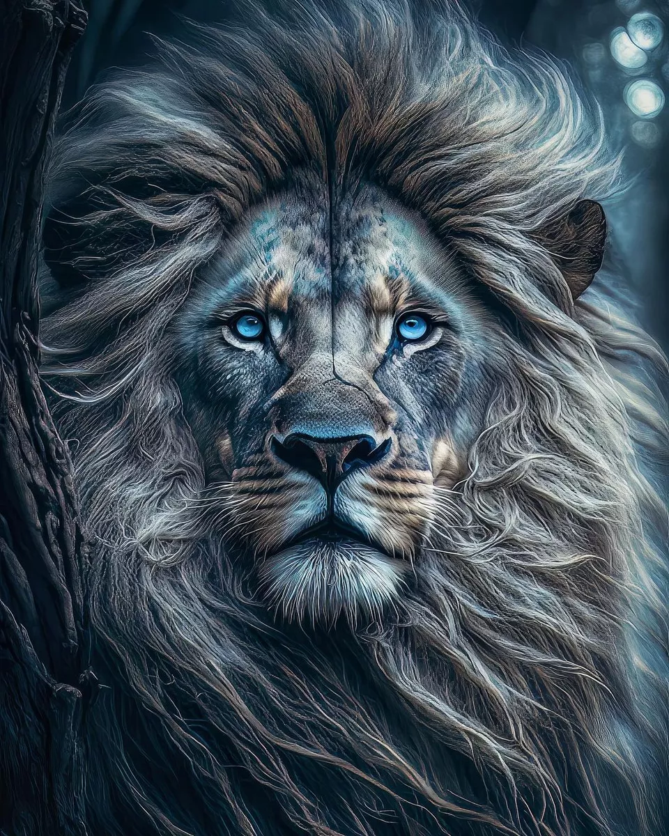 Lion, Aslan of Chronicles of Narnia, Original Oil Painting on