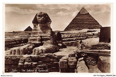 AOYP12-0761-EGYPT - CAIRO - The sphinx - Pyramids