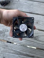 80mm Case Fan 12V 3-Pin ABS Black 8025L 12S Computer Cooling