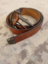 Mezlan Brown Belt Spain 38 EUC