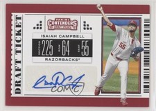 2019 Panini Contenders Draft Picks Ticket Isaiah Campbell #51 Auto 2p7