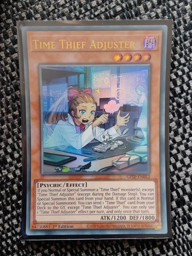 Time Thief Adjuster GFTP-EN012 Ultra Rare Near Mint 1st Edition Yugioh