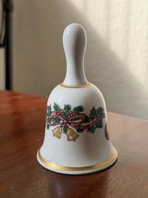 Vintage Centurion Porzellan Weihnachtsglocke