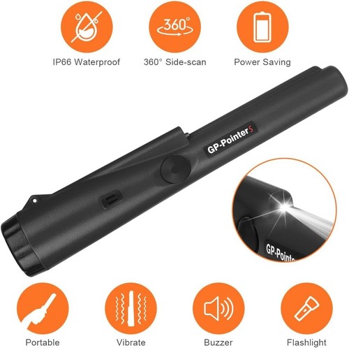 Metal Detector 23CM Sensitive Handheld Pinpointer Waterproof With LED Indicator - Picture 8 of 11