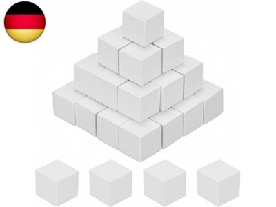 M METERXITY 50erPcs DIY Holzwürfel 0.4 Zoll (1 cm) Farbige Naturholzblöcke Für B