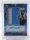 BRYCE YOUNG 2023 TOPPS COMPOSITE RESURGENCE RPA ROOKIE BLUE RC AUTO /75 Q6305